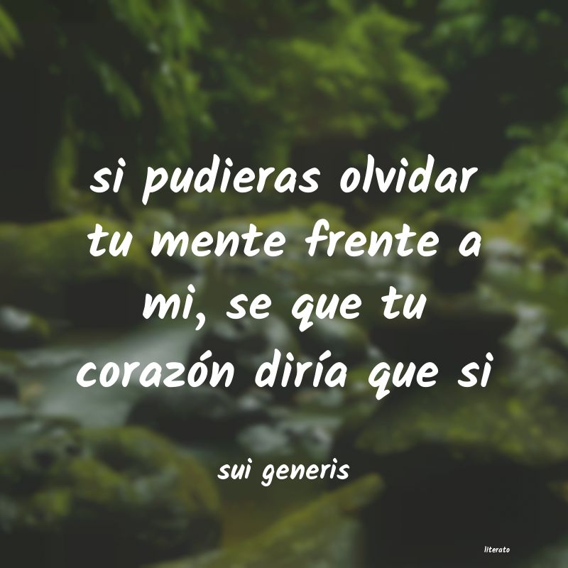 Frases de sui generis