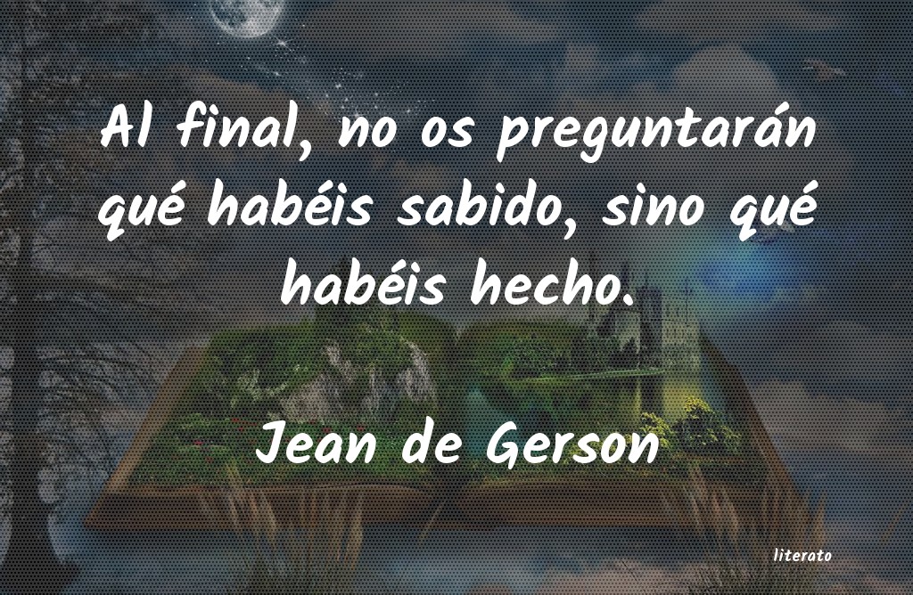 frases de Jean de Gerson