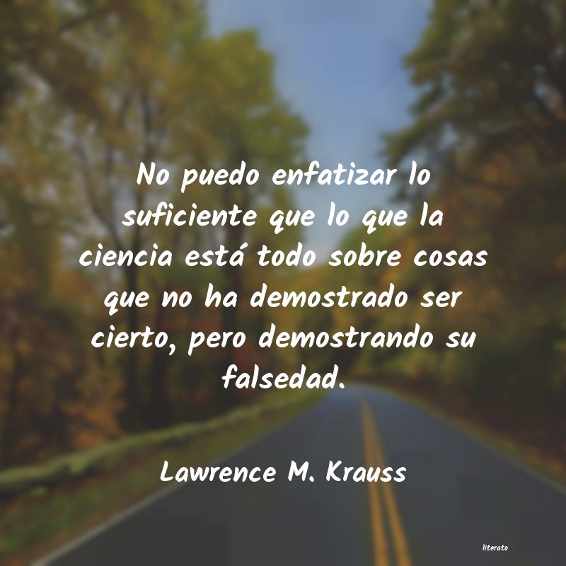 Frases de Lawrence M. Krauss