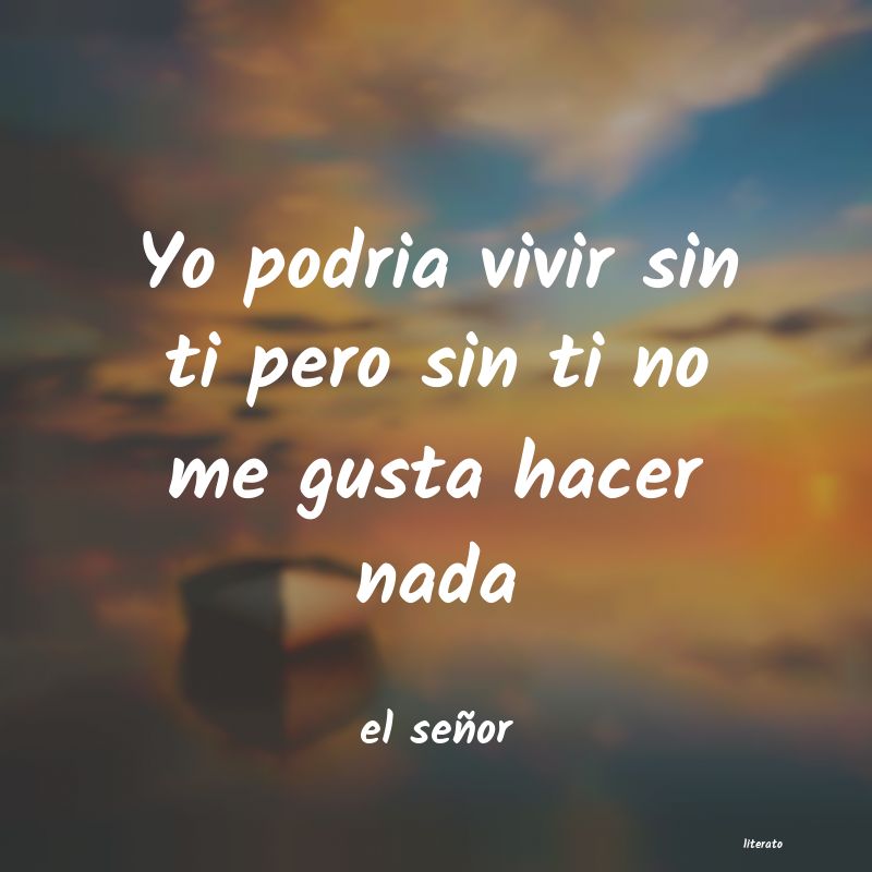 Frases de el señor