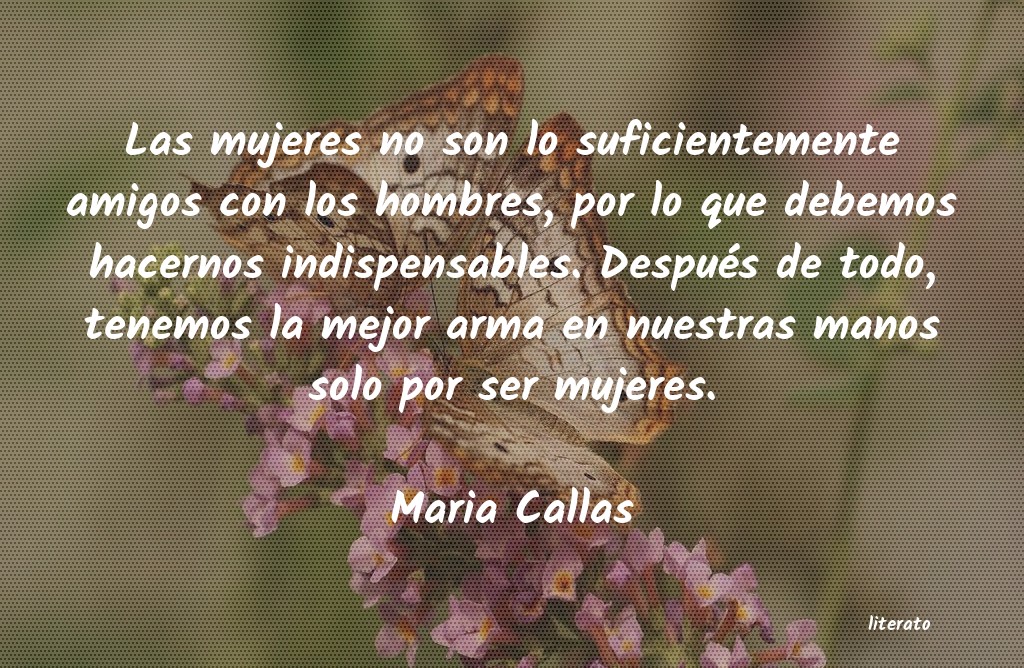 Frases de Maria Callas