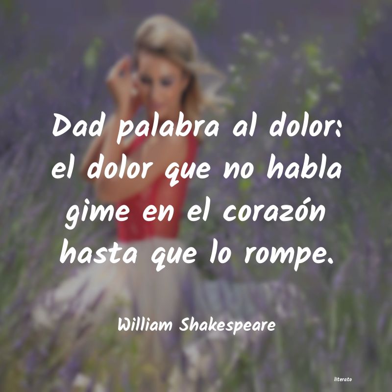 frases de William Shakespeare
