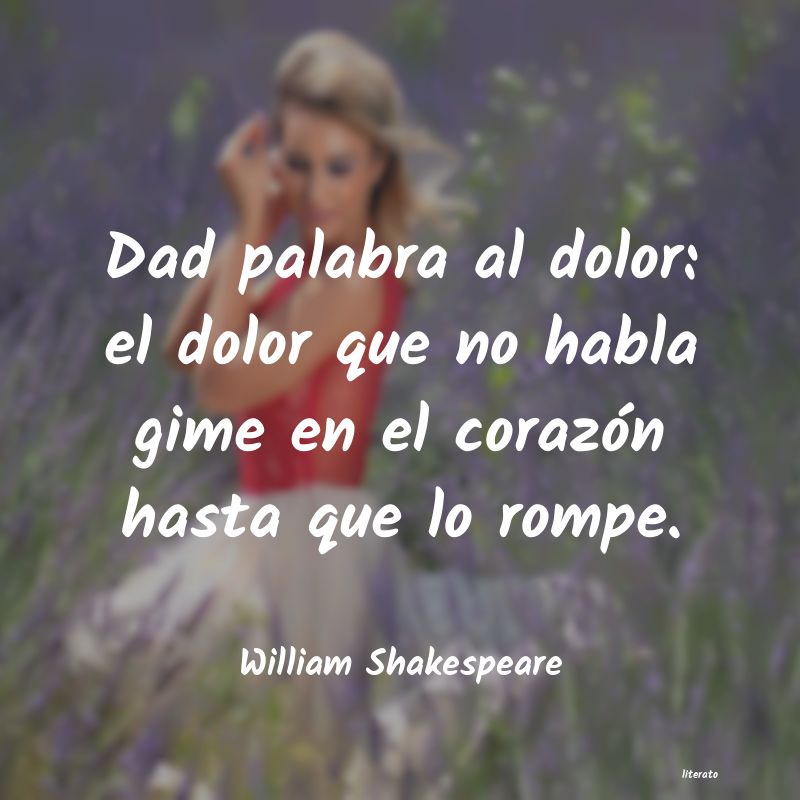 Frases de William Shakespeare