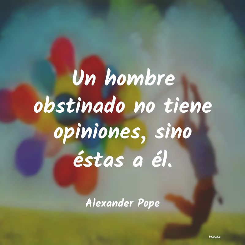 Frases de Alexander Pope