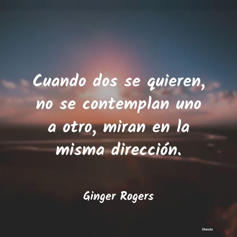 frases de Ginger Rogers