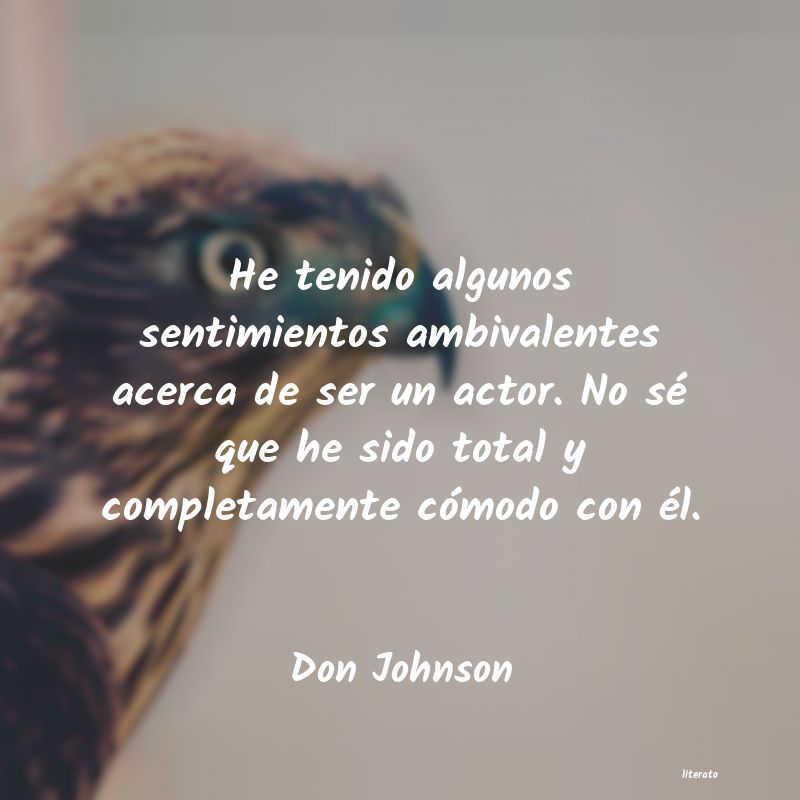 Frases de Don Johnson