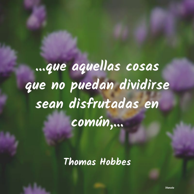 Frases de Thomas Hobbes