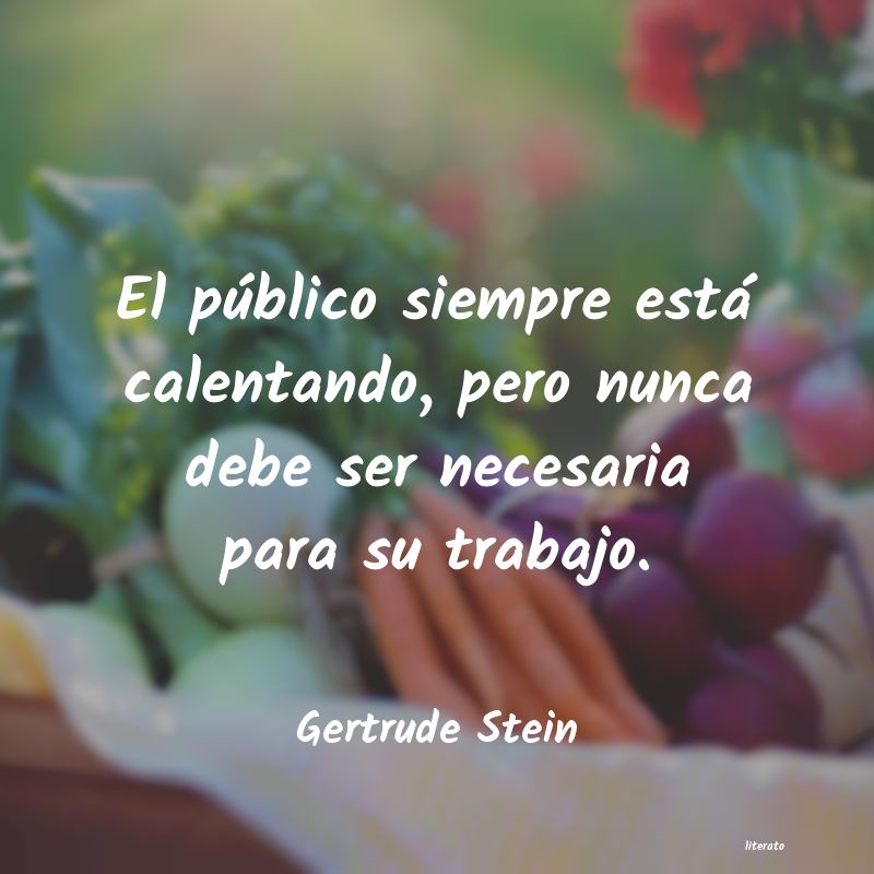 frases de Gertrude Stein