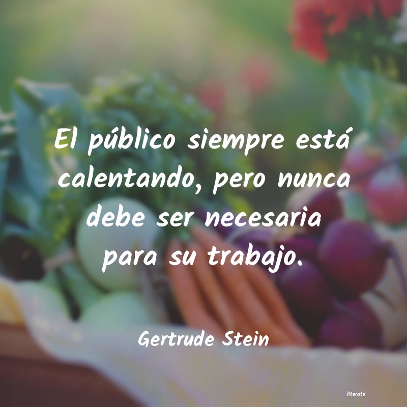 Frases de Gertrude Stein