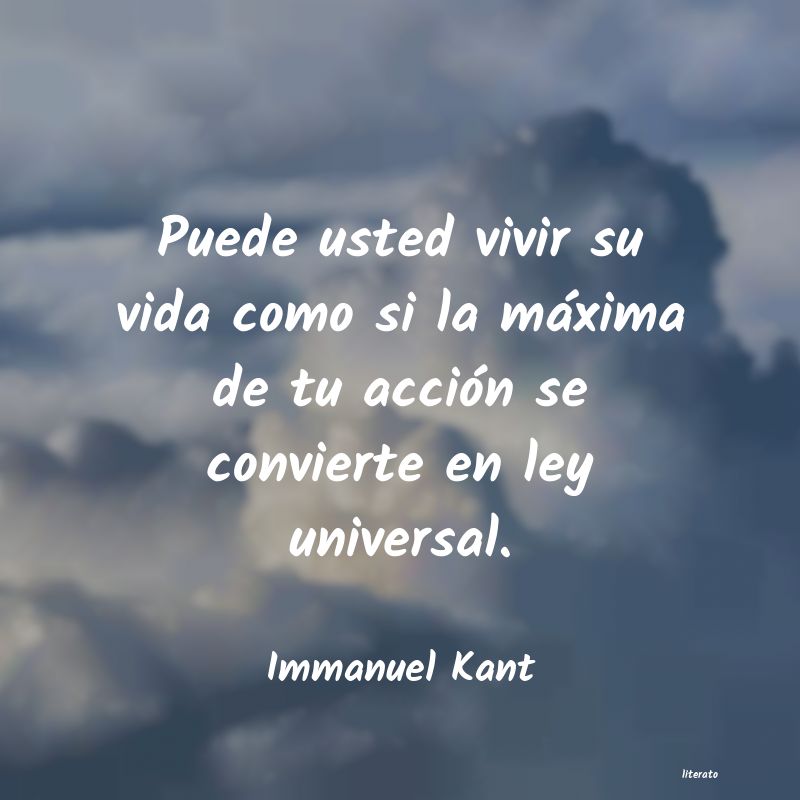 Frases de Immanuel Kant