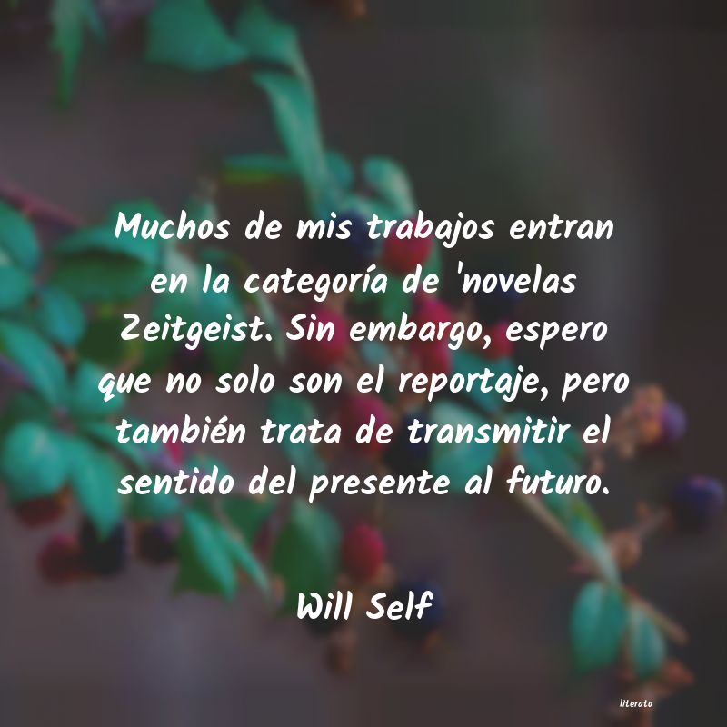 Frases de Will Self