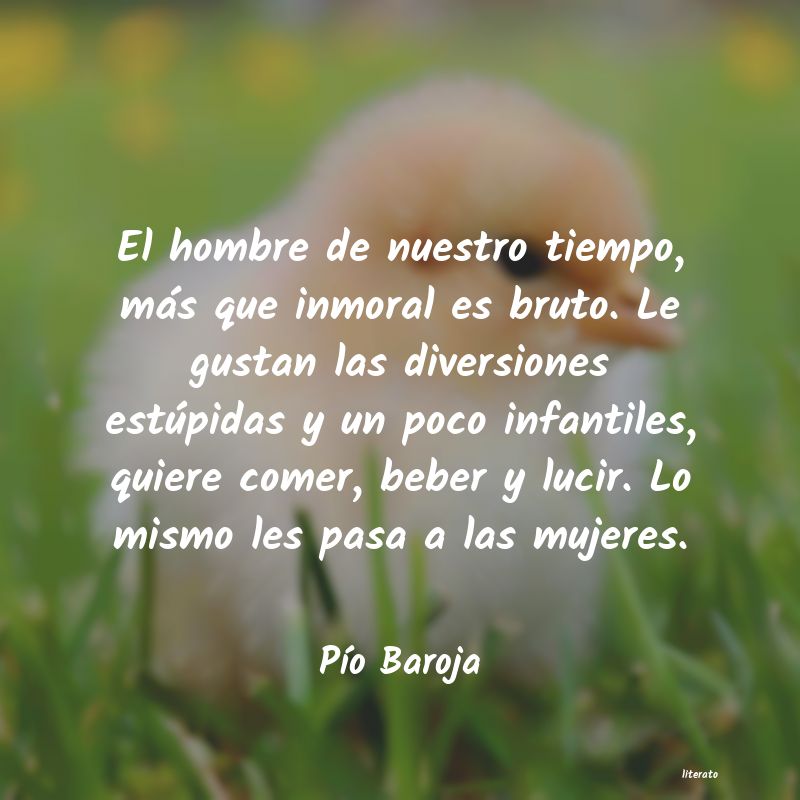 frases de PÃo Baroja
