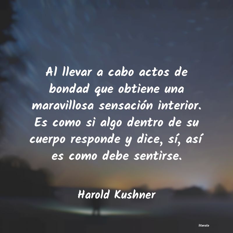 Frases de Harold Kushner