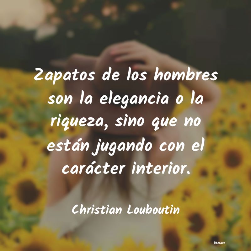 Frases de Christian Louboutin