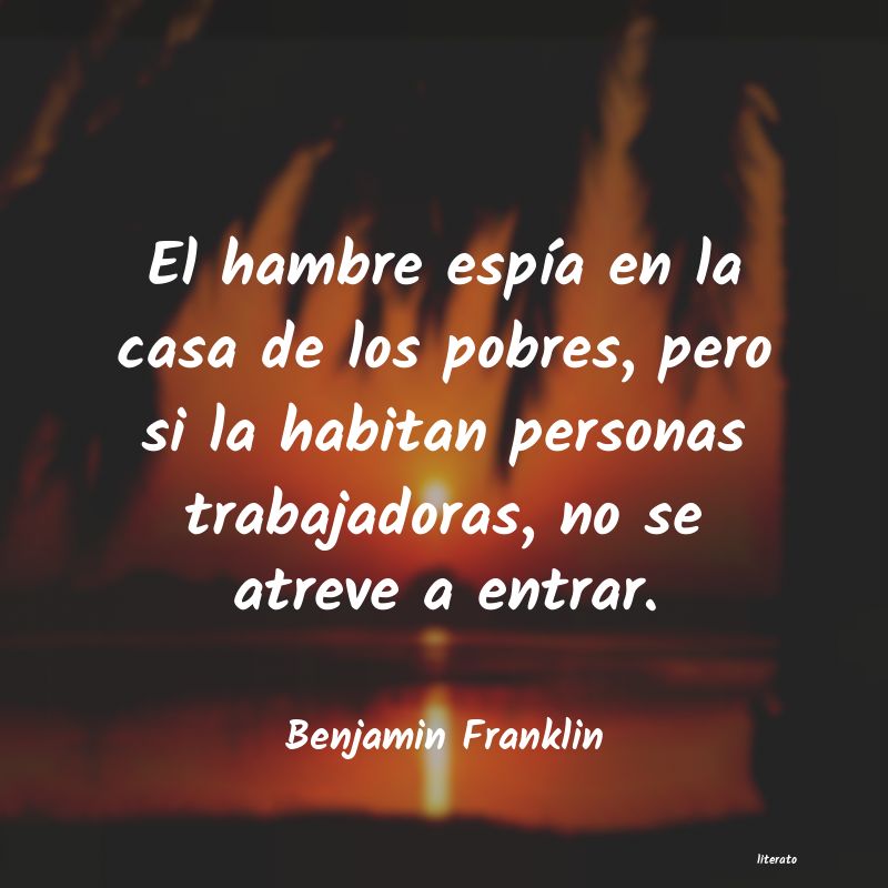 Frases de Benjamin Franklin