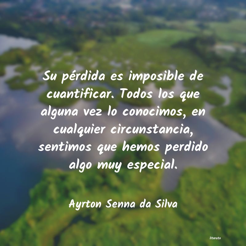 Frases de Ayrton Senna da Silva
