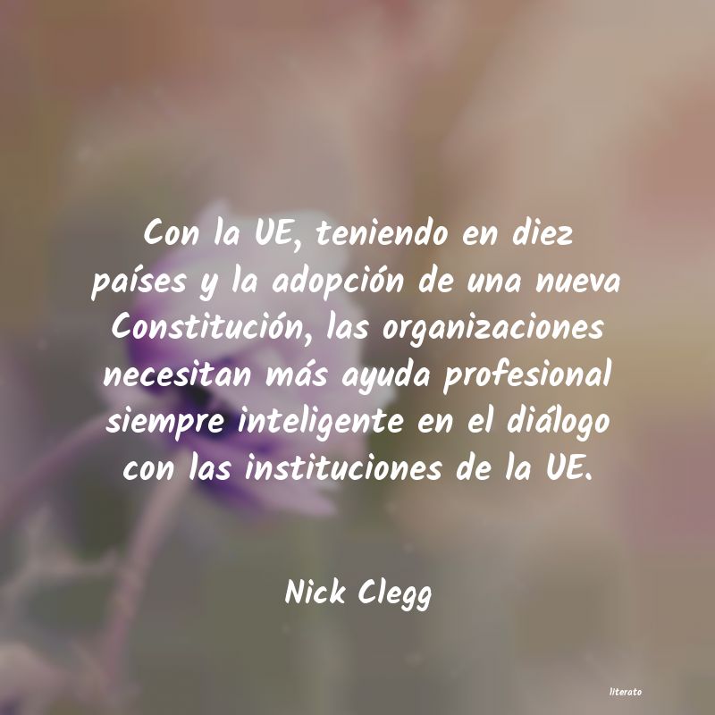 frases de Nick Clegg
