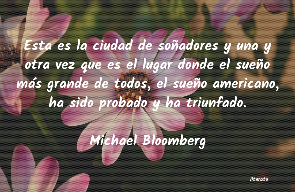 frases de Michael Bloomberg