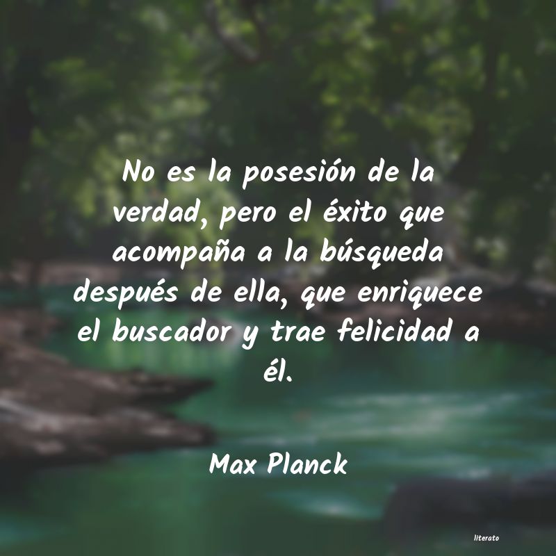 Frases de Max Planck