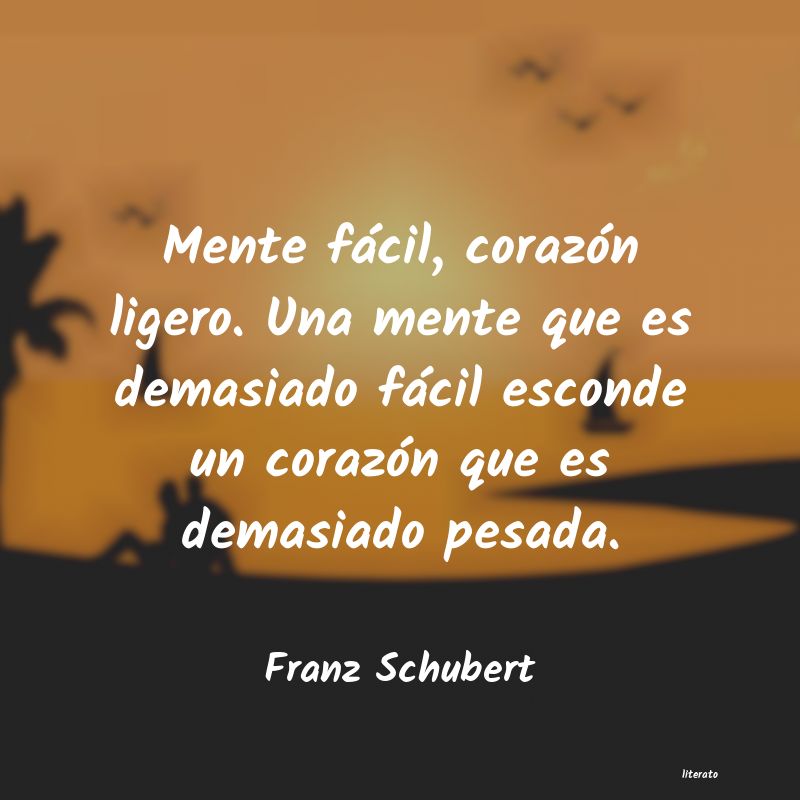 Frases de Franz Schubert