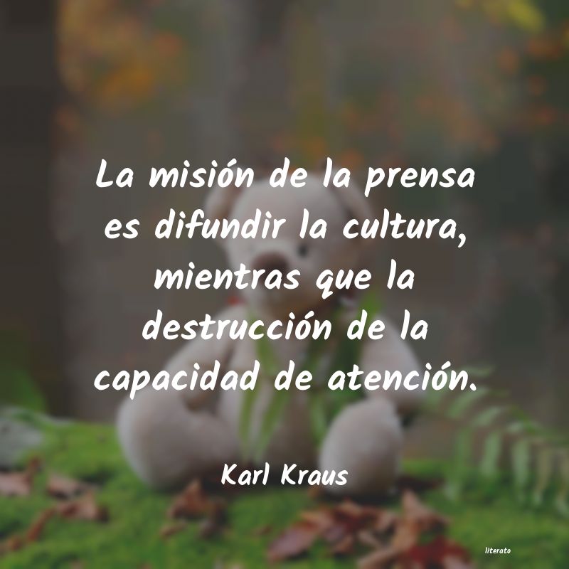 frases de Karl Kraus