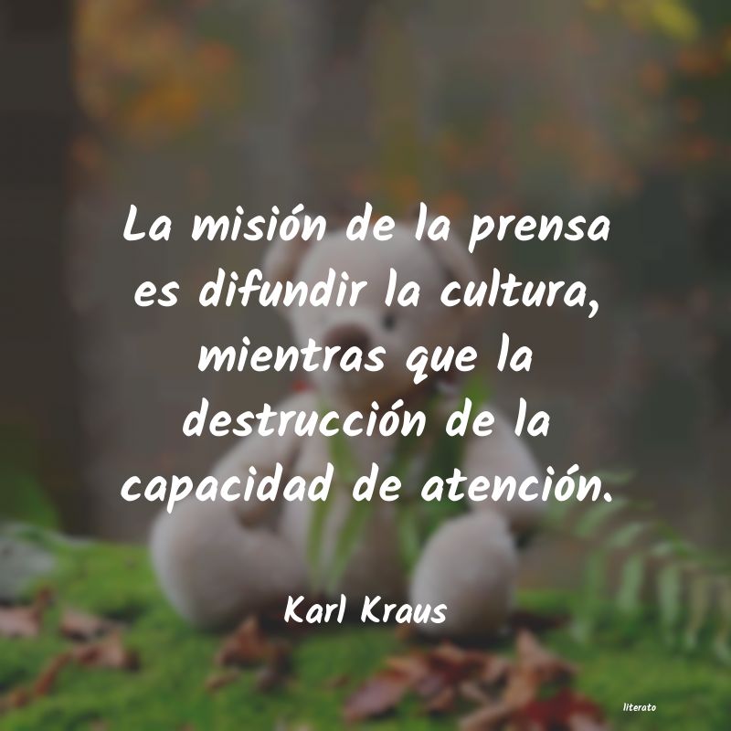 Frases de Karl Kraus