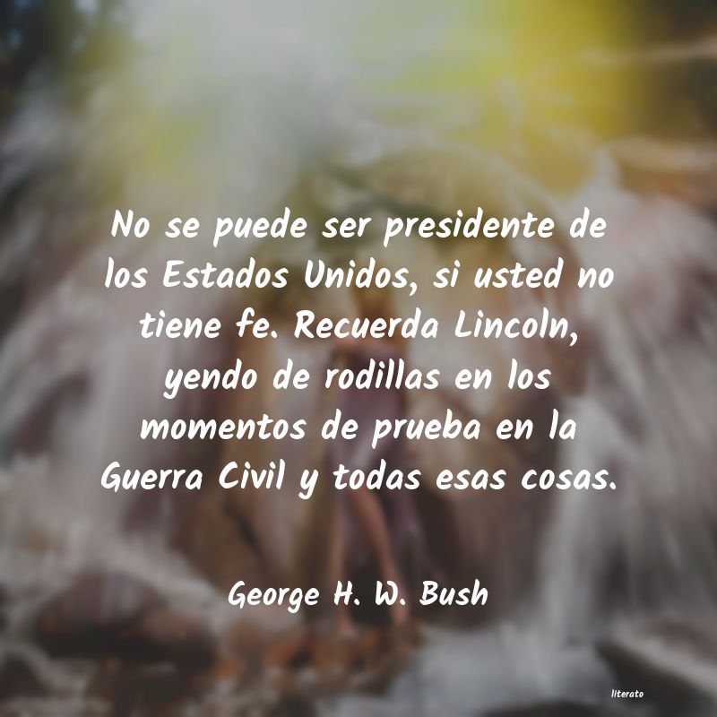 Frases de George H. W. Bush