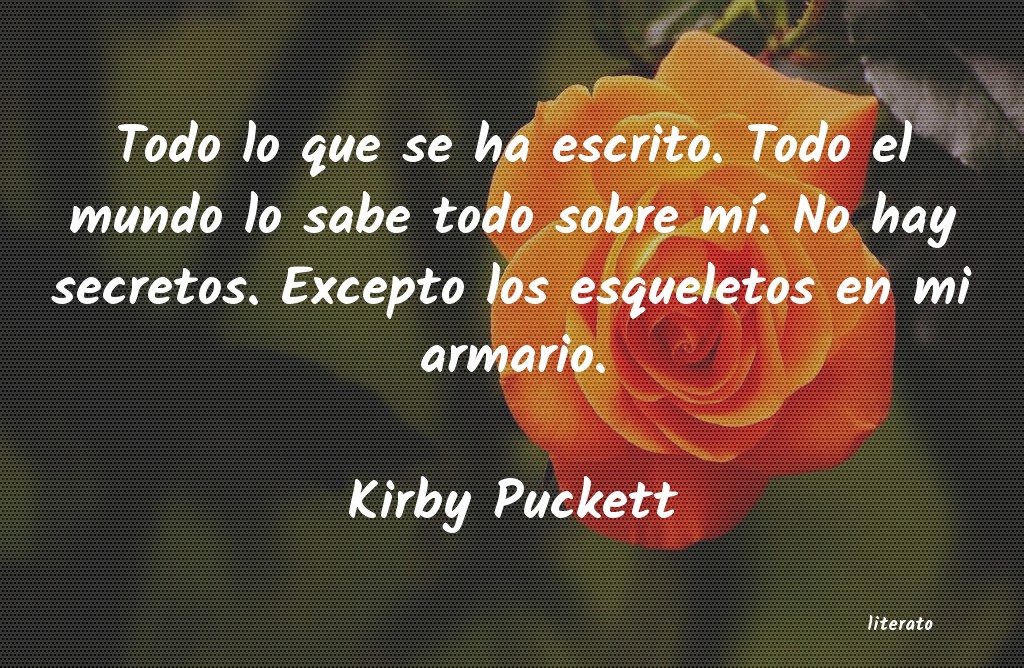 Frases de Kirby Puckett