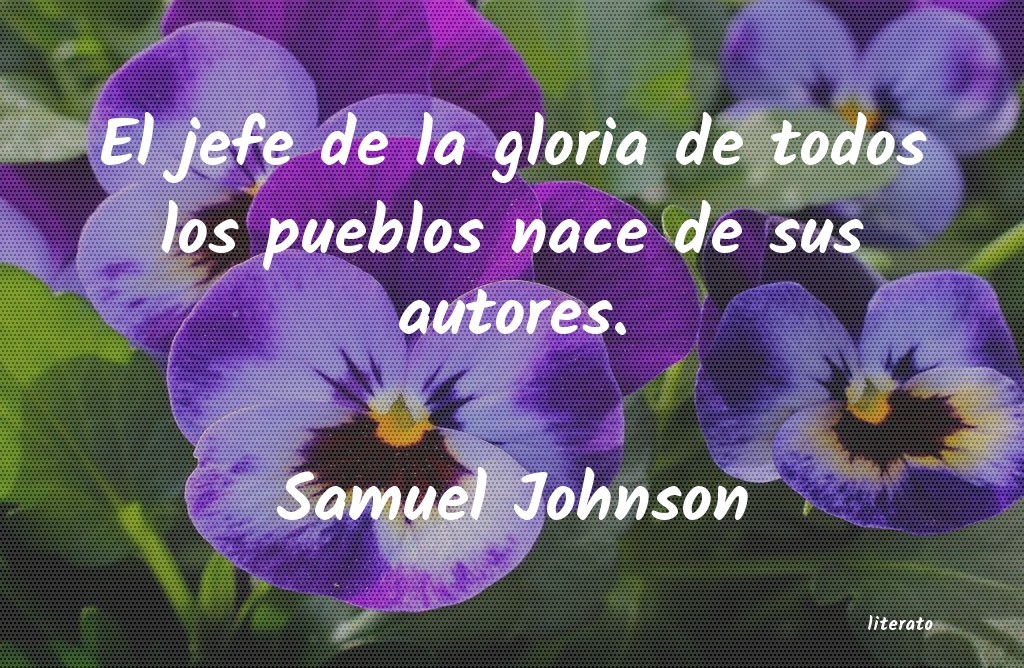 Frases de Samuel Johnson