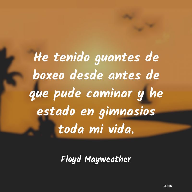 Frases de Floyd Mayweather