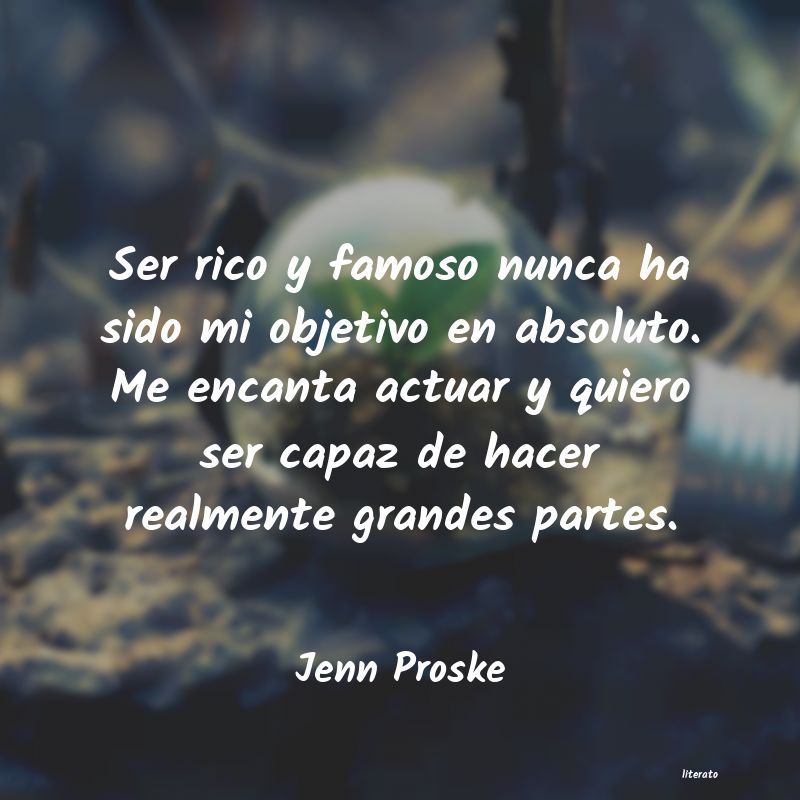 Frases de Jenn Proske