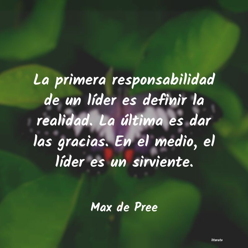Frases de Max de Pree