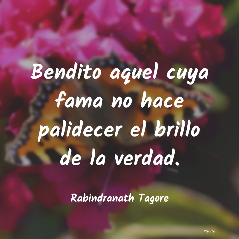 Frases de Rabindranath Tagore