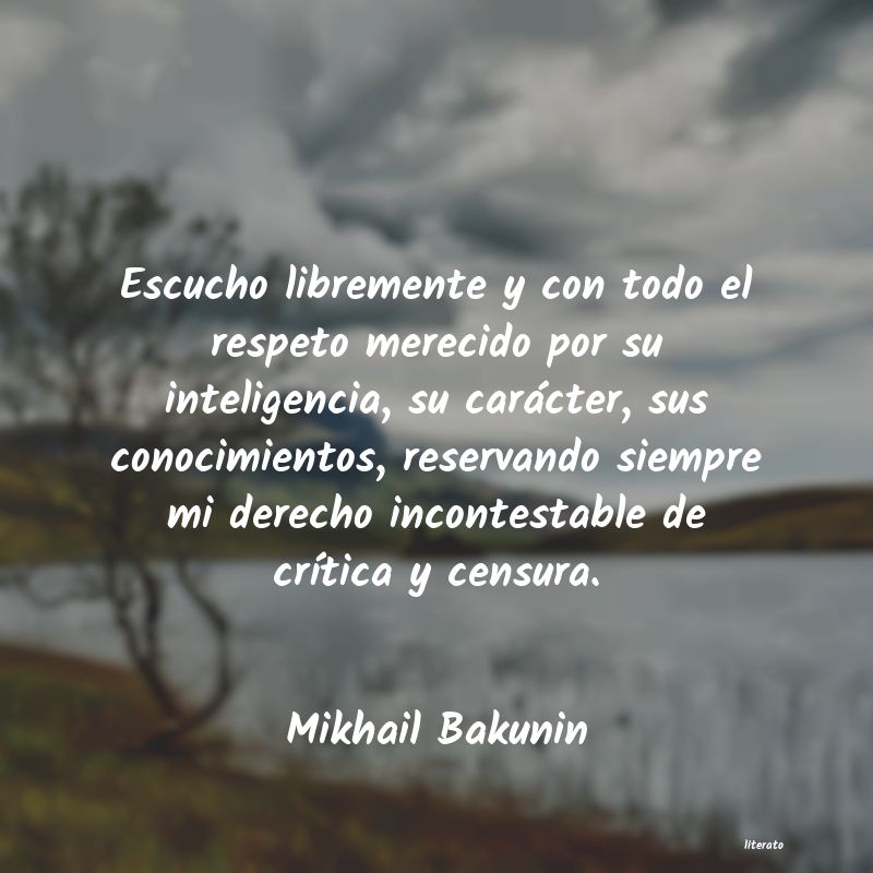 Frases de Mikhail Bakunin