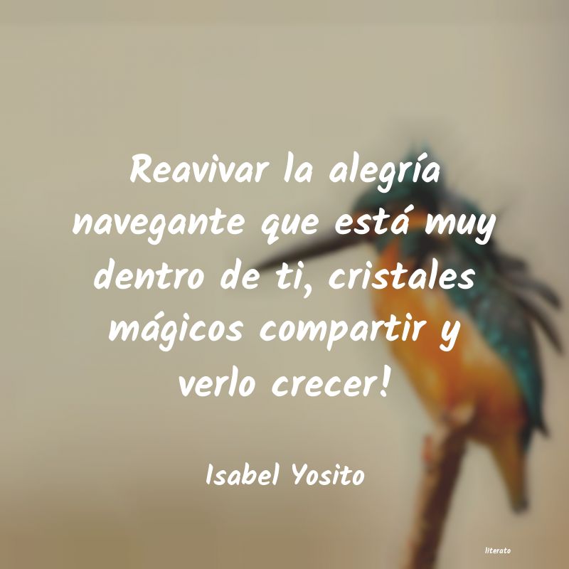 frases de Isabel Yosito