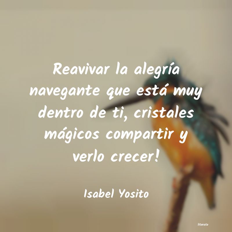 Frases de Isabel Yosito