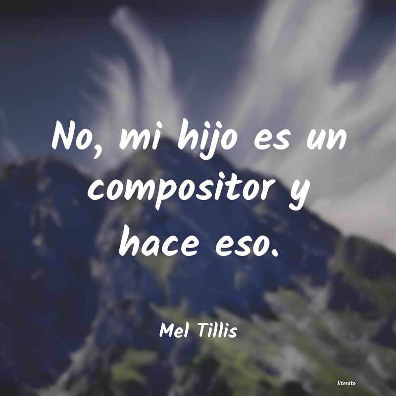frases de Mel Tillis