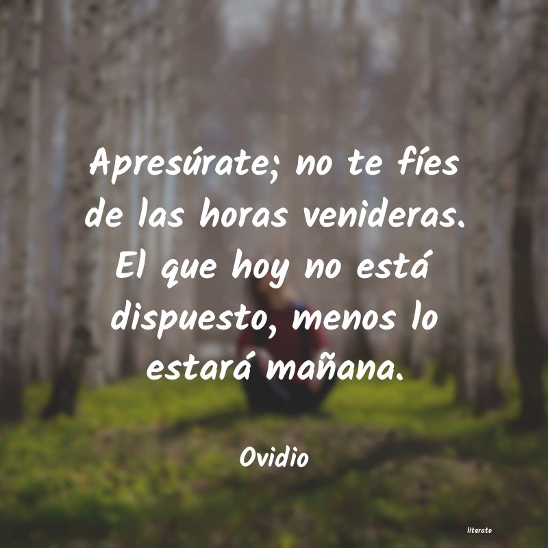 frases de Ovidio