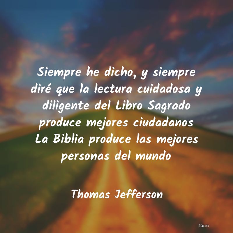 Frases de Thomas Jefferson