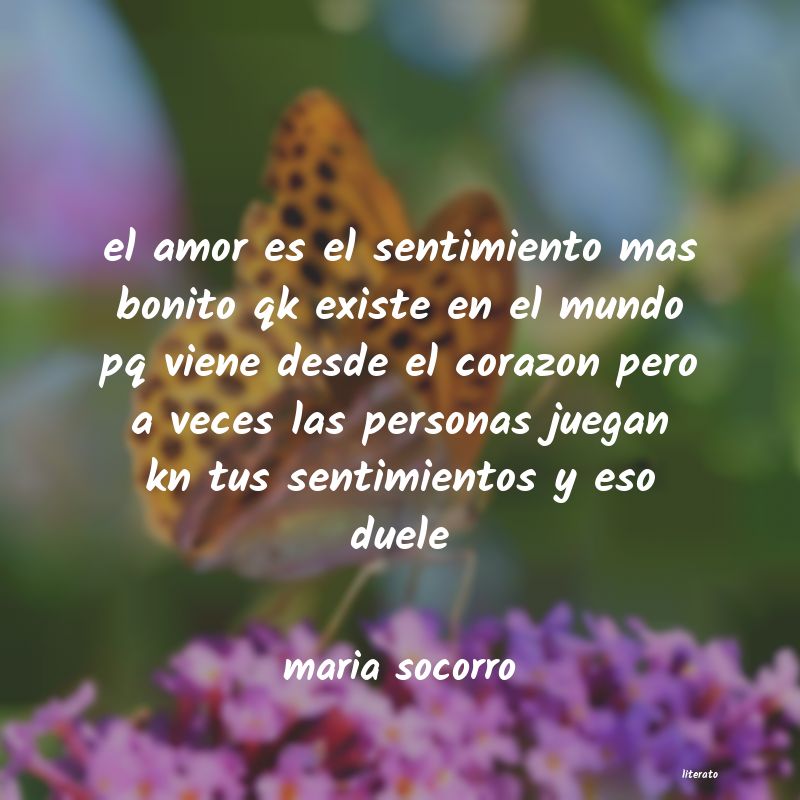 frases de maria socorro