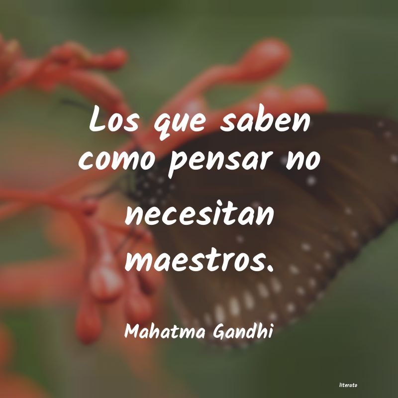 Frases de Mahatma Gandhi