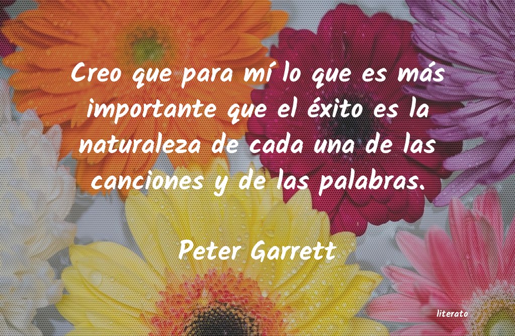 Frases de Peter Garrett