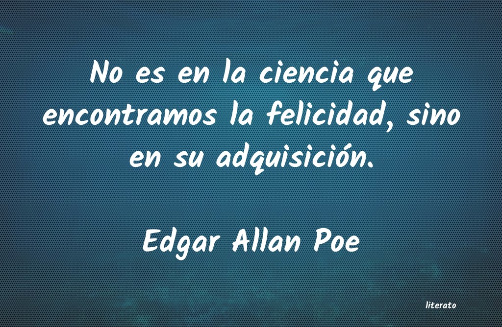 frases de Edgar Allan Poe
