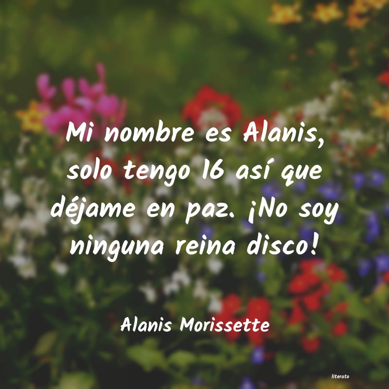 Frases de Alanis Morissette