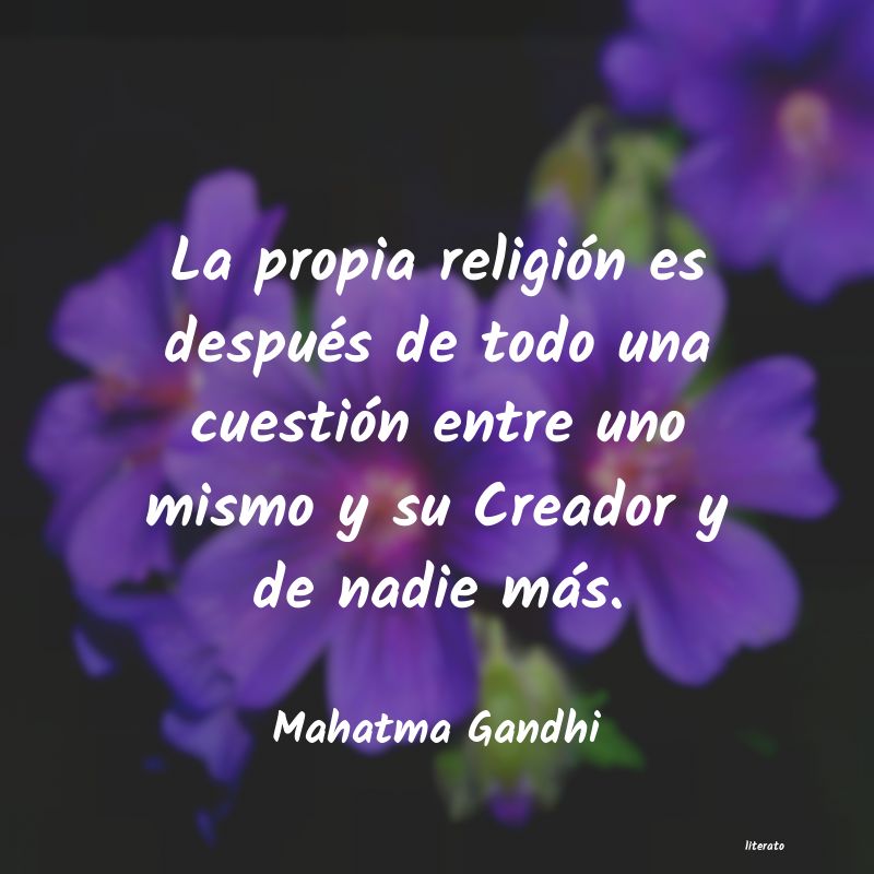 Frases de Mahatma Gandhi