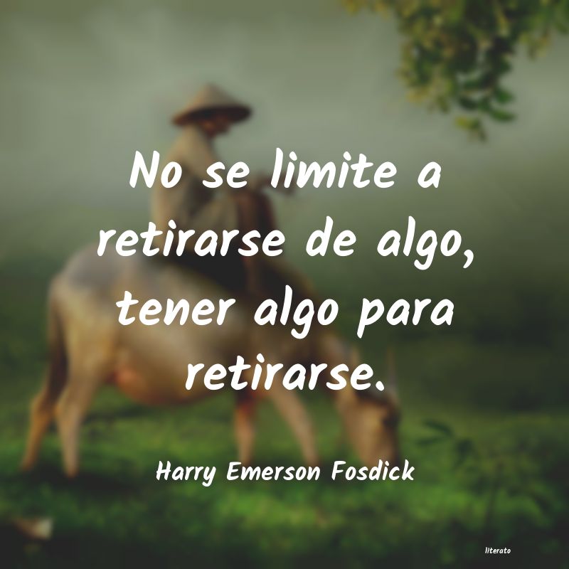frases de Harry Emerson Fosdick