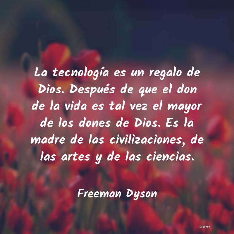frases de Freeman Dyson