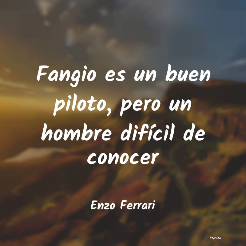 frases de Enzo Ferrari