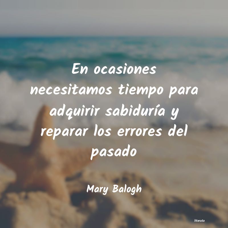 Frases de Mary Balogh