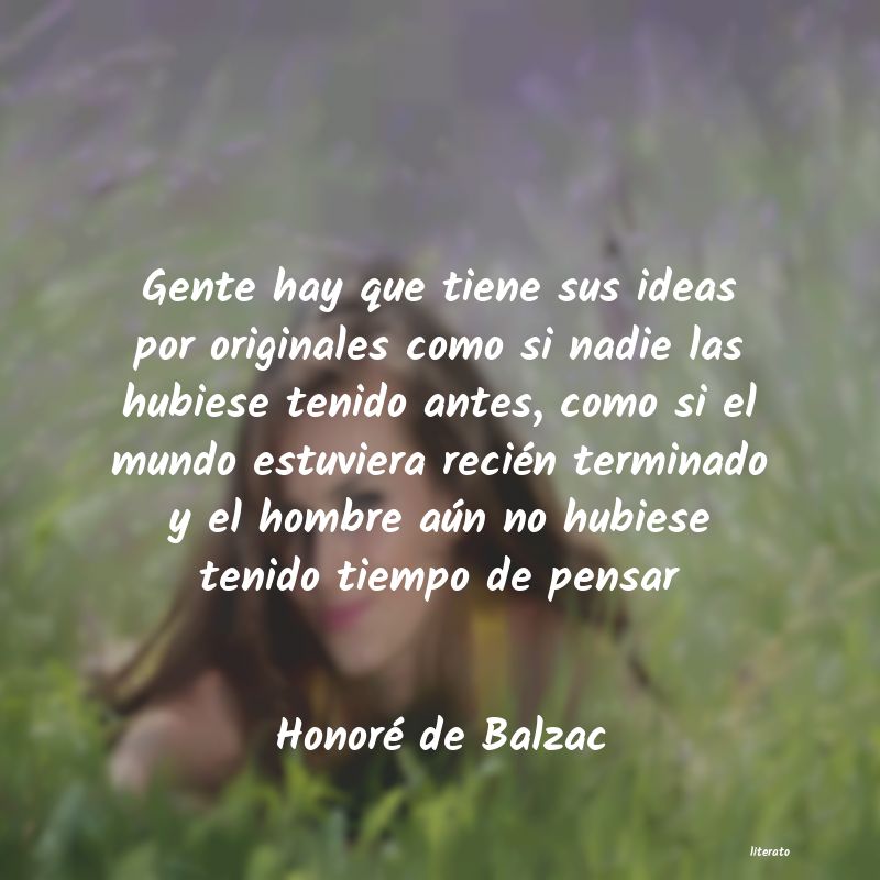 frases de Honoré de Balzac